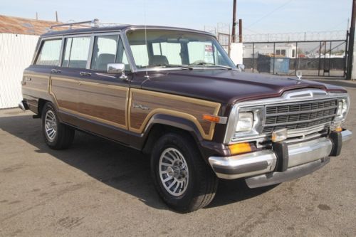1990 jeep grand wagoneer low miles 77k 4wd automatic 8 cylinder no reserve