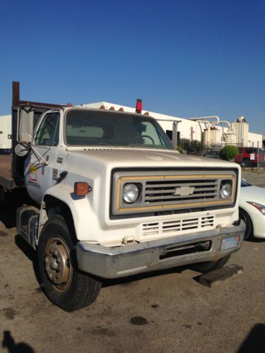 21 foot steel bed, c70, turbo charged diesel chevy, truck,