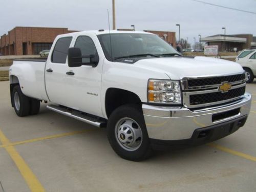 2012 chevrolet silverado 3500hd crew cab 4wd dually one owner excellent cond!!