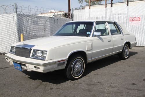 1984 chrysler new yorker base 25k low miles automatic 4 cylinder no reserve