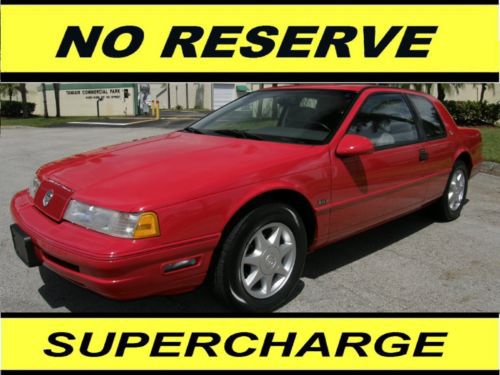 1989 mercury cougar supercharger coupe,**only 37k miles,**see video**,no reserve