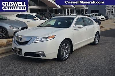 2009 acura tl sh-awd all wheel drive nav loaded leather one owner carfax