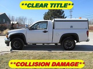 2008 chevrolet colorado wt 4wd rebuildable wreck clear title