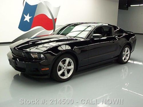 2012 ford mustang v6 premium 6-speed leather shaker 52k texas direct auto