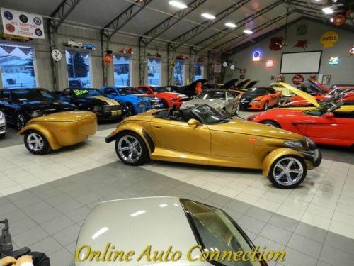 2002 chrysler prowler with trailer!!! *only 2452 miles - inca gold -extra clean*