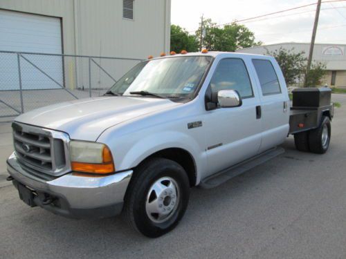 2000 ford f350 diesel 7.3l dually welding bed 6-sp crew cab