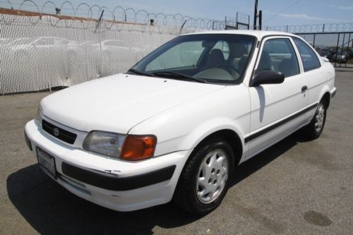 1997 toyota tercel ce 2-door coupe  automatic 4 cylinder no reserve