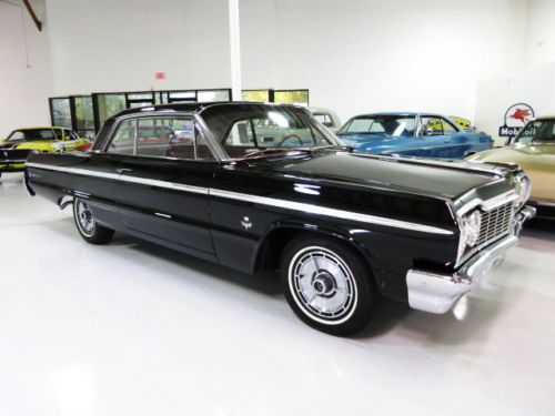 1964 impala ss 2dr ht - 409ci 425hp dual quads - 4-spd - factory a/c - like new!