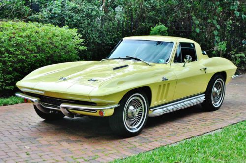 Wow what more can be said 66 chevrolet corvette matching number 427 spectacular