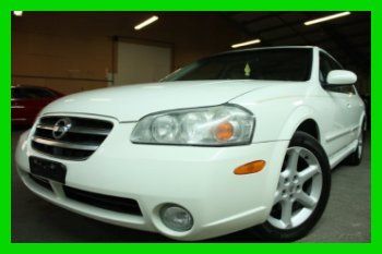 Nissan maxima se 03 6-sp leather-cd-cruise xlnt shape runs 100% must see!!