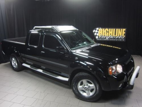 2002 nissan frontier se, 210hp v6, 4x4, crew cab, leather, only 73k miles