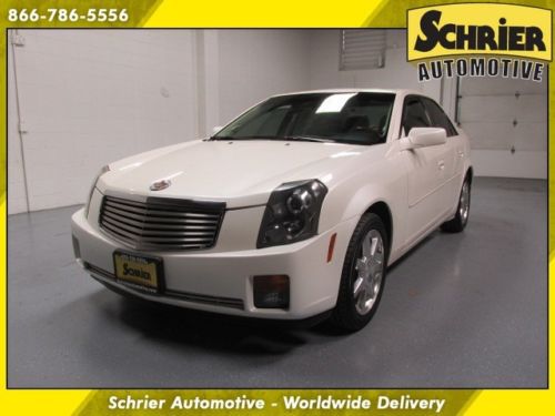 04 cadillac cts sport white rwd bose on star heated leather
