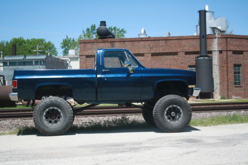 Sell used 1984 chevy short bed 1 ton 4x4 lifted lift GMC ...