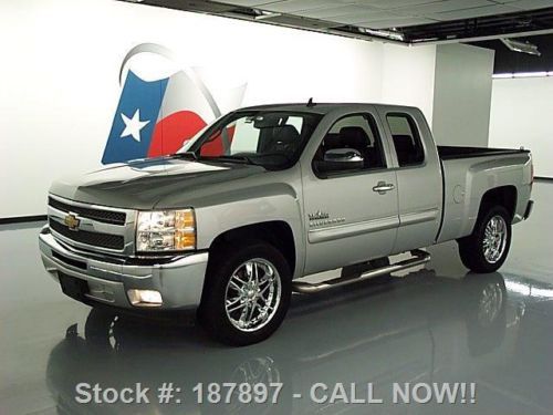 Sell used 2012 CHEVY SILVERADO EXT CAB TX EDITION LEATHER ...