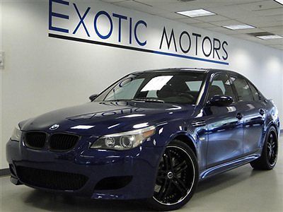2006 bmw m5 v10!! smg nav heated-sts heads-up 500hp comfort-access 20whls shade