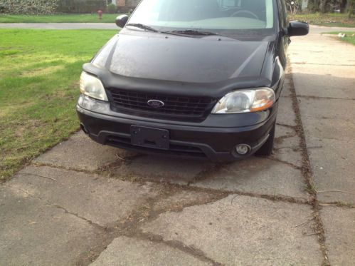 Black 2003 ford windstar wheelchair van in mint condition