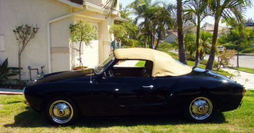 1966 convertable volkswager karmann ghia 1600cc