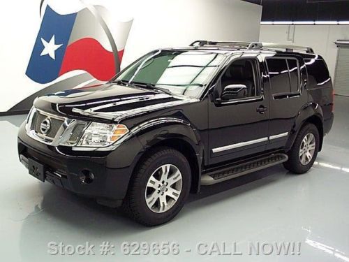 2011 nissan pathfinder silver ed htd leather rear cam  texas direct auto