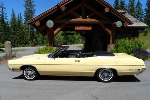 1969 ford galaxie 500 convertible 390 engine with factory air conditioning