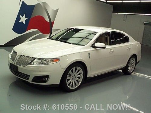 2011 lincoln mks vent seats nav rearview cam 20&#039;s 11k texas direct auto