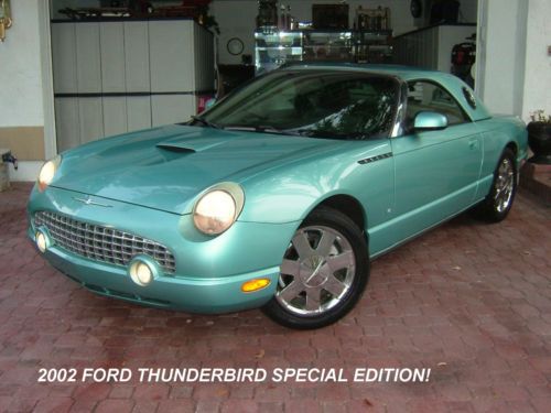 2002 thunderbird limited edition! 52,000 miles, two tops from florida!like new!