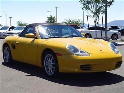 Porsche boxster low miles convertible 5-speed gasoline 2.7l flat 6 cyl