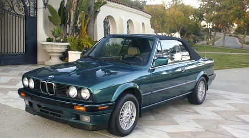1991 bmw 325i convertible 2-door 2.5l 151k miles clean title and carfax