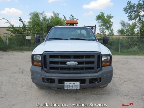 2006 Ford F350XL 12' Flatbed Stakebody Pickup Truck 6.0L Powerstroke Diesel Lift, image 2