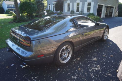 1990 nissan 300zx coupe 5-speed manual grey with grey leather 35k mi. new audio, US $10,000.00, image 4