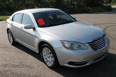 Chrysler 200 4dr sedan lx low miles automatic gasoline 4 cyl engine bright silve