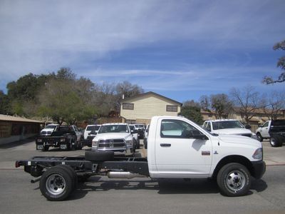 Brand new classic white 2012 dodge ram 3500 heavy duty diesel chassis pick up