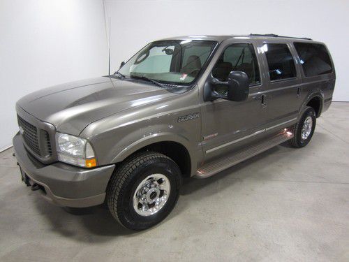 03 ford excursion 6.0l v8 turbo diesel leather 4x4 limited 80 pics