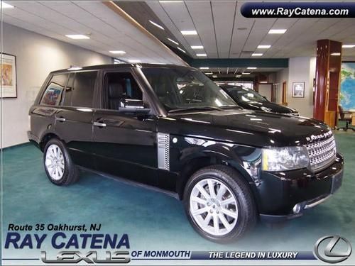 2010 land rover range rover supercharged black suv 4 door 5.0l  31,602 miles