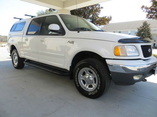 01 ford f-150 crew cab lariat 4x4! loaded, 1 own! pristeen showroom!  wont last!