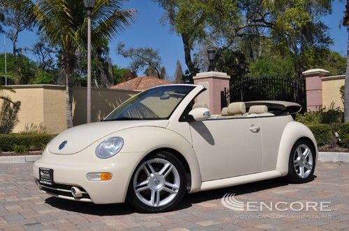 2005 volkswagen beetle convertible gls turbo**cold weather pack**auto**satellite