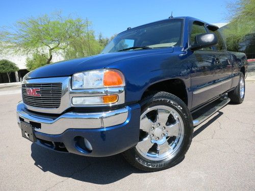 Leather 20inch chrome whls extended cab well optioned like 03 05 06 silverado lt