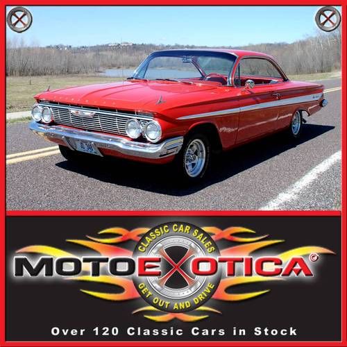 1961 chevrolet impala bubble top, frame off restoration, 4 speed, hard top !!!!!