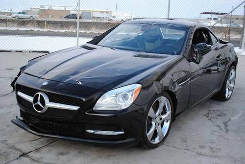 2012 mercedes-benz slk350 convertible new body style salvage repairable fixer!!!