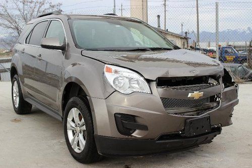 2012 chevrolet equinox lt1 awd damaged rebuilder fixer starts! priced to sell!!!