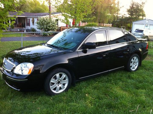 2007 ford five hundred black 4 door sedan