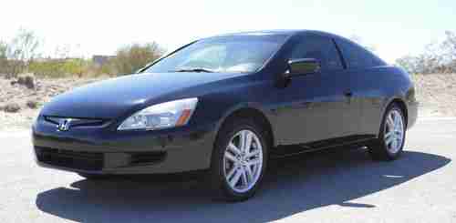 Purchase Used 2005 Honda Accord Ex Coupe 2 Door V6 Manual Black