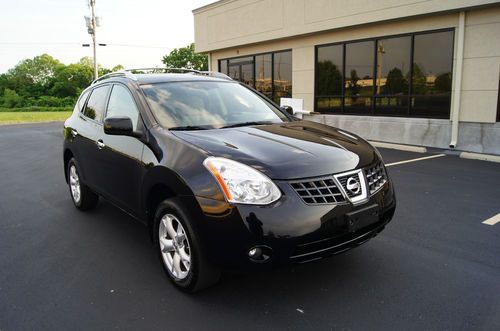 No reserve 2010 nissan rogue sl awd 1-owner,leather,bluetooth,bose