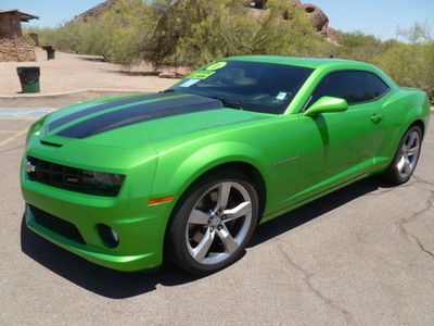 2011 camaro rs/ss synergy green ltd prod.1 owner low miles rare like brand new