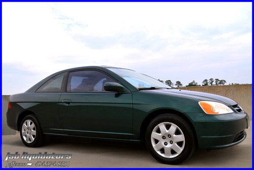 01 1-owner 38mpg 0-accident cruise airbags sunroof cd a/c honda reliable lowrese