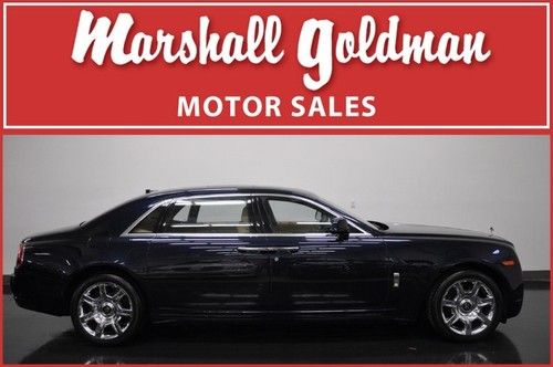2012 rolls royce ghost ewb  sapphire blue  moccasin  leather only 8500 miles