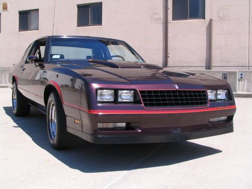 *1985 chevrolet monte carlo ss 20,500 original miles, one previous owner, 475hp*