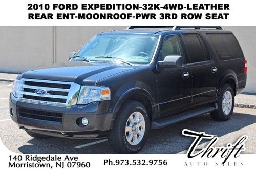 2010 ford expedition-32k-4wd-leather-rear ent-moonroof-pwr 3rd row seat