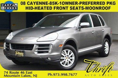 08 cayenne-85k-1owner-preferred pkg-hid- heated front seats-moonroof