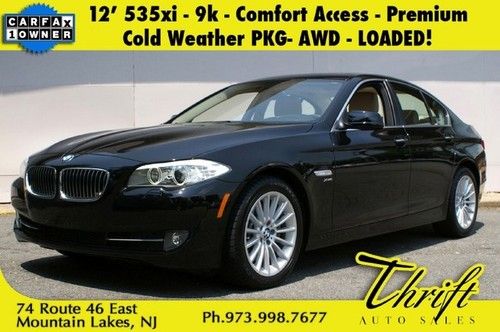 12 bmw 535xi awd 9k miles pristine condition comfort access premium cold weather