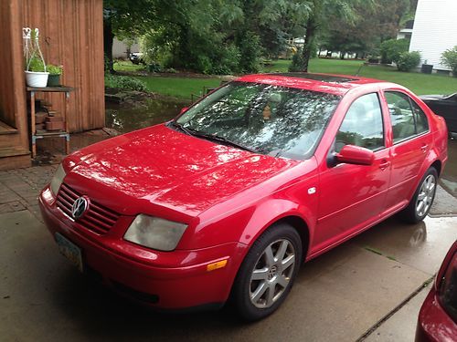 2003 vw jetta glx 2.8 liter vr6 v6 - red